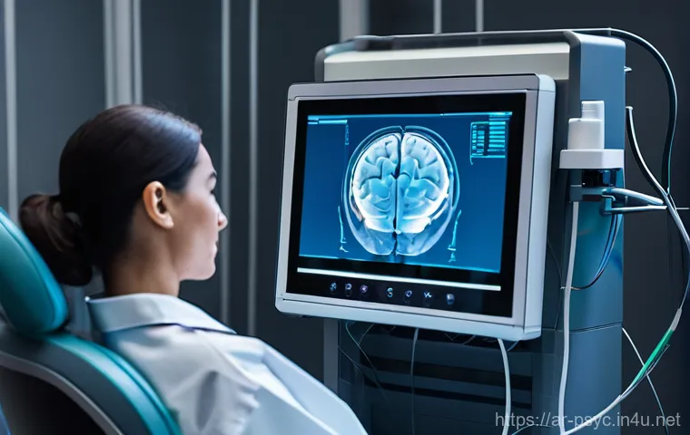 강박증 치료 최신 기술 - **Prompt 1: Technology-Enhanced CBT for Mental Well-being**
    "A young adult, wearing comfortable ...