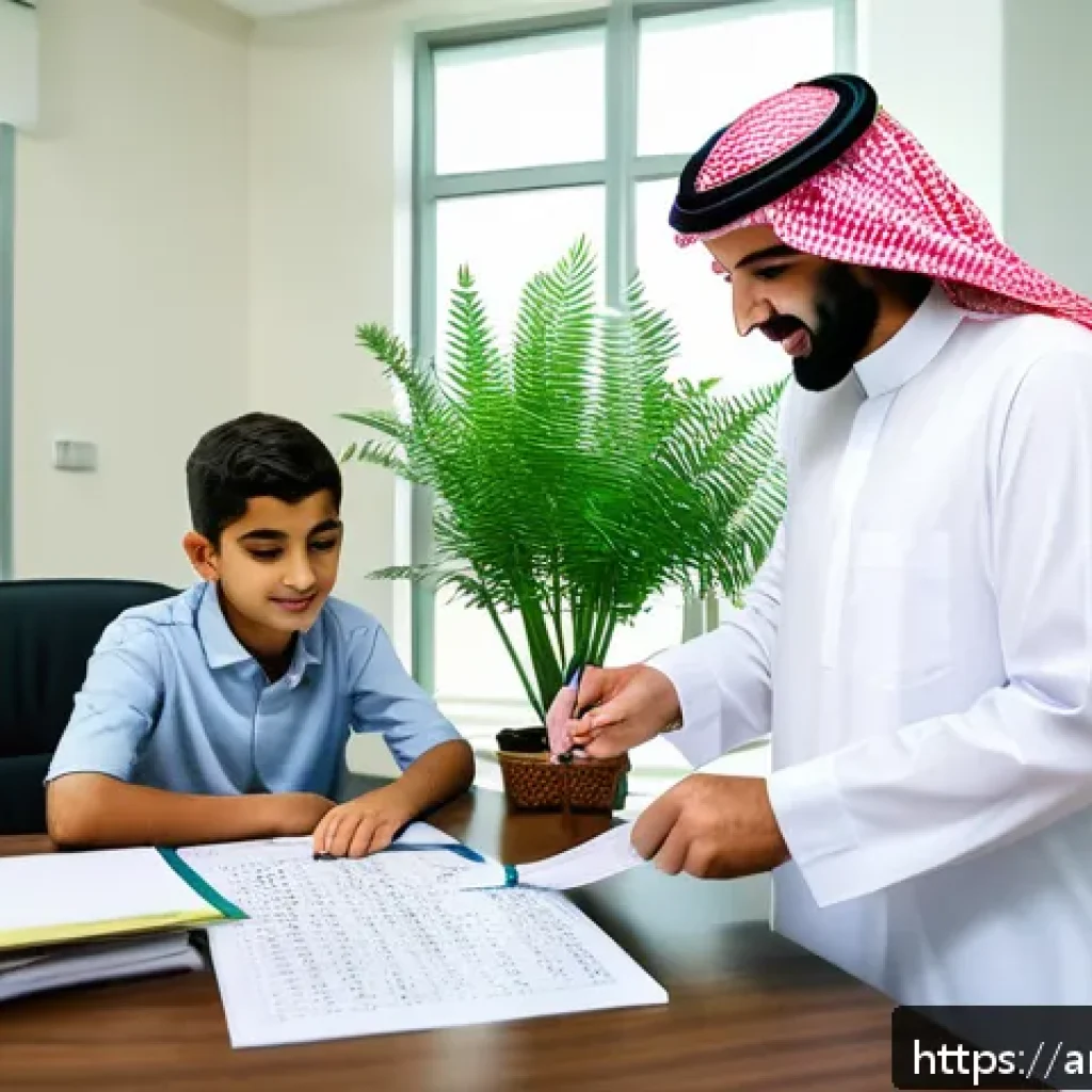 정신건강검진 비용 - A modern psychological clinic in Saudi Arabia, featuring a professional Arab male psychologist condu...